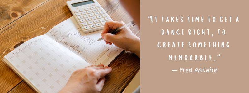 Tracking change with data in a book